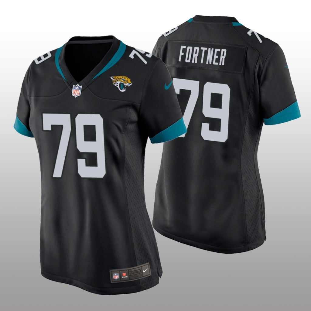 Jacksonville Jaguars Luke Fortner Black Jersey Game Women's
