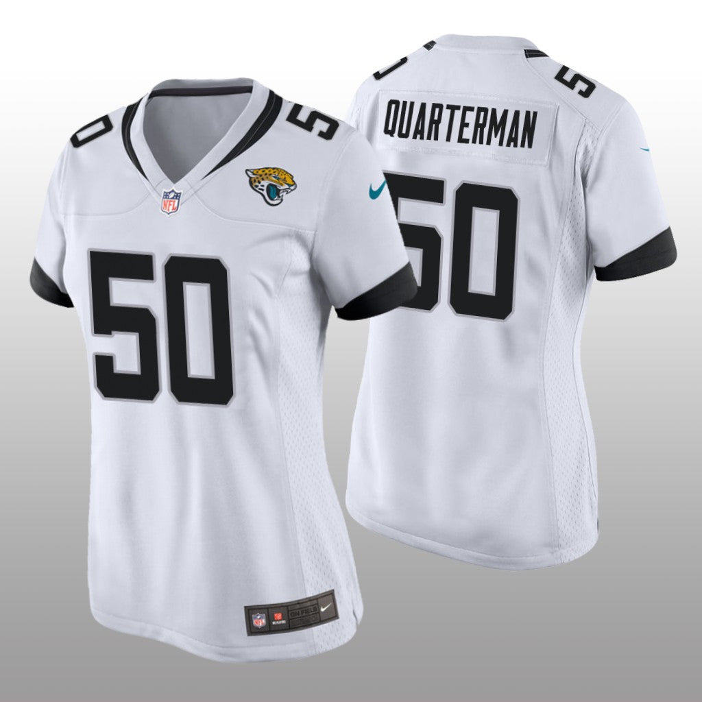 Jacksonville Jaguars Shaquille Quarterman White Jersey Game Women's