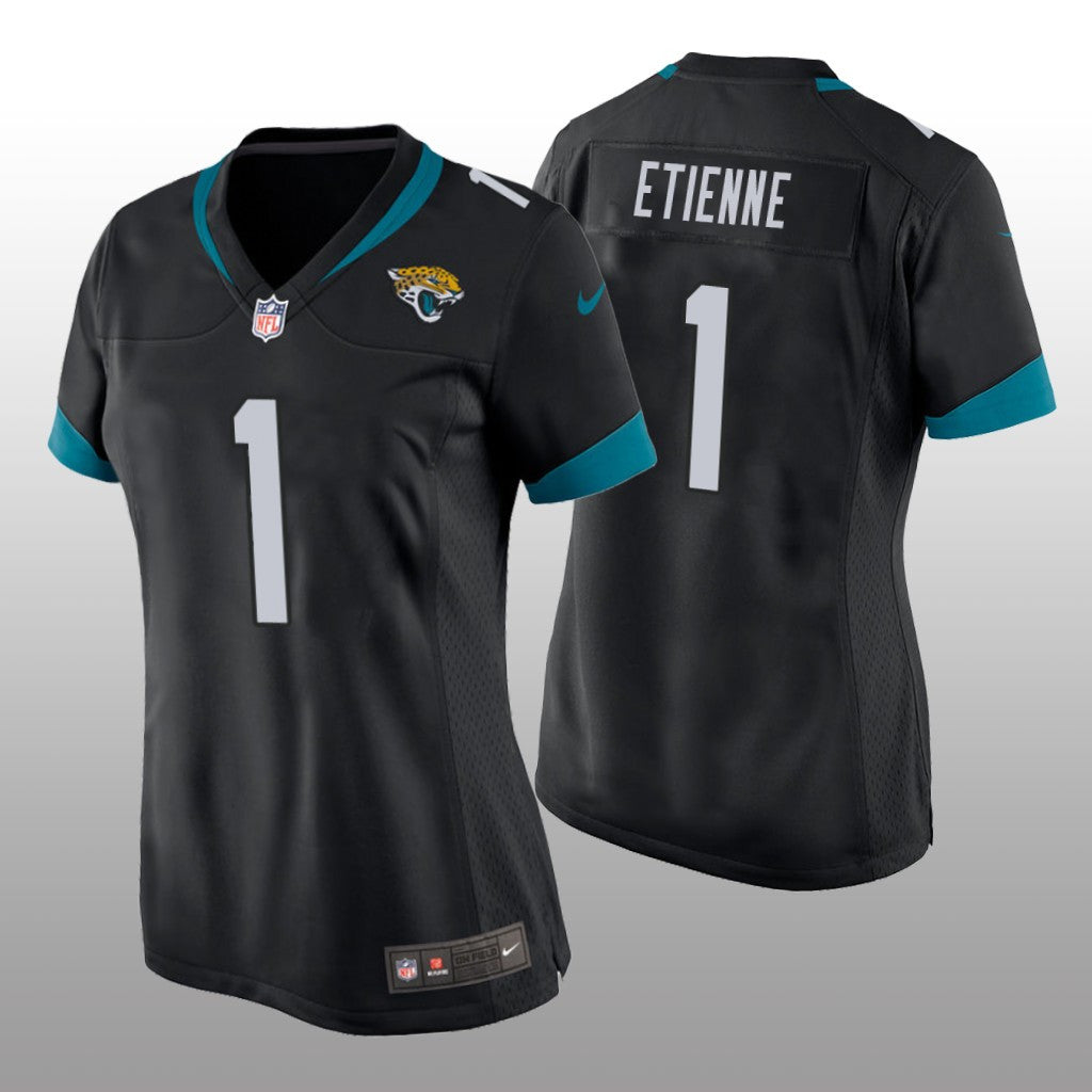 Jacksonville Jaguars Travis Etienne Black Jersey Game Women's