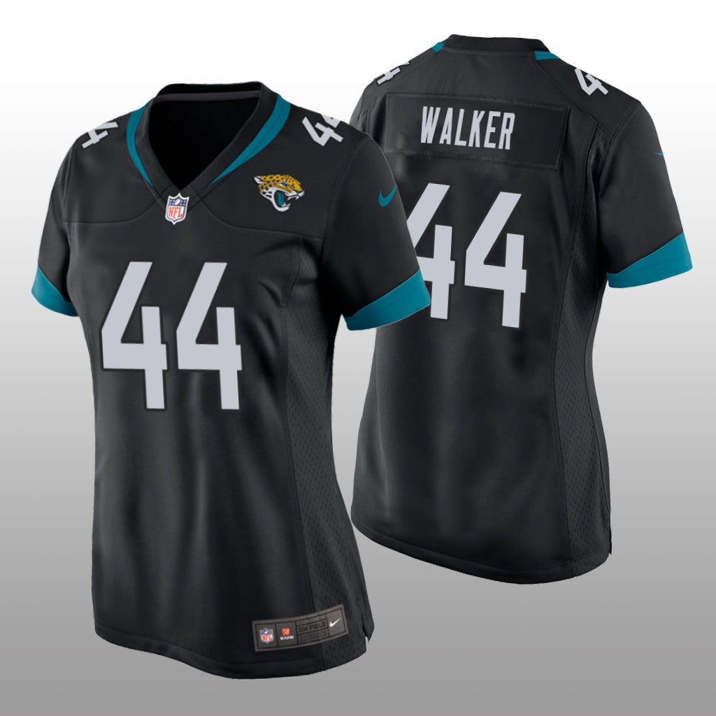 Jacksonville Jaguars Travon Walker Black Jersey Game Women's