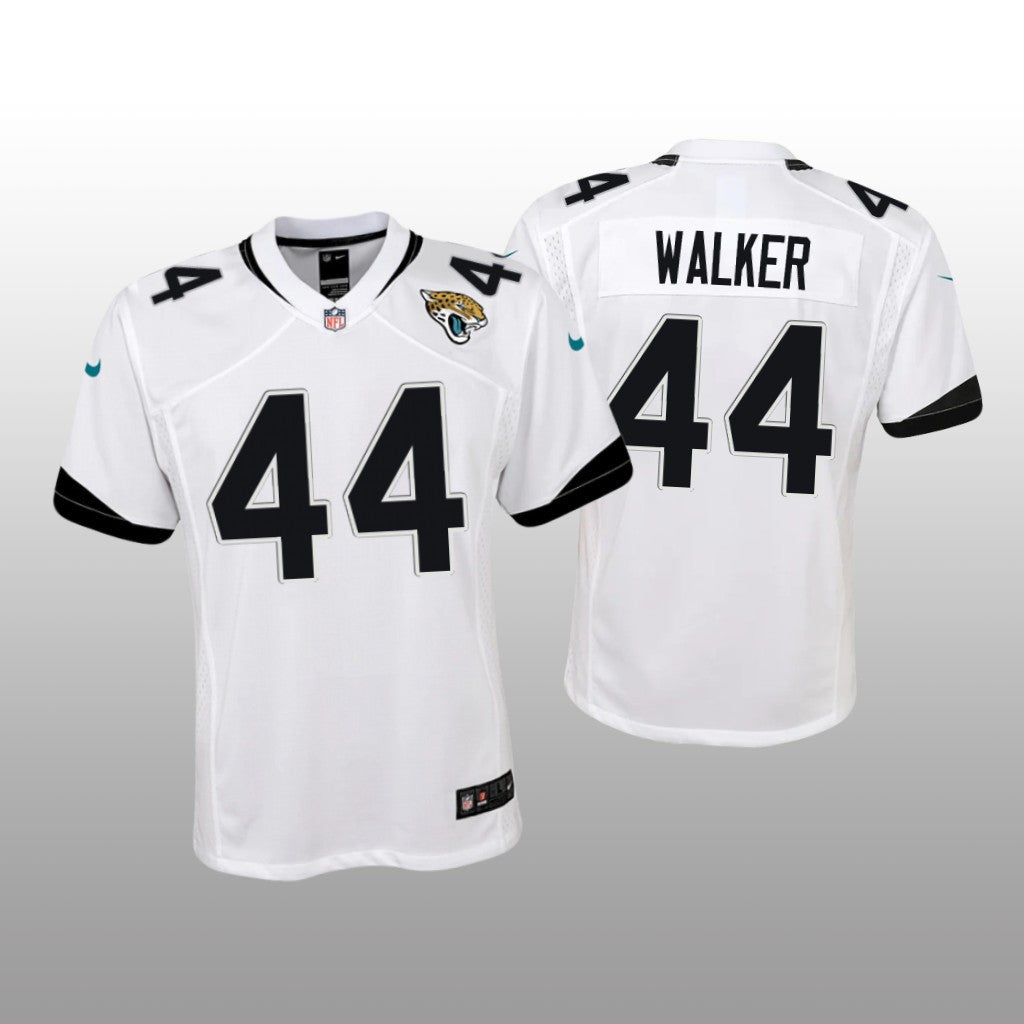 Jacksonville Jaguars Travon Walker White Jersey Game Youth