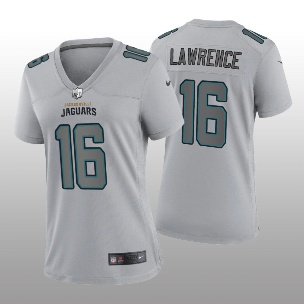 Jacksonville Jaguars Trevor Lawrence Gray Jersey Atmosphere Fashion Game Women's