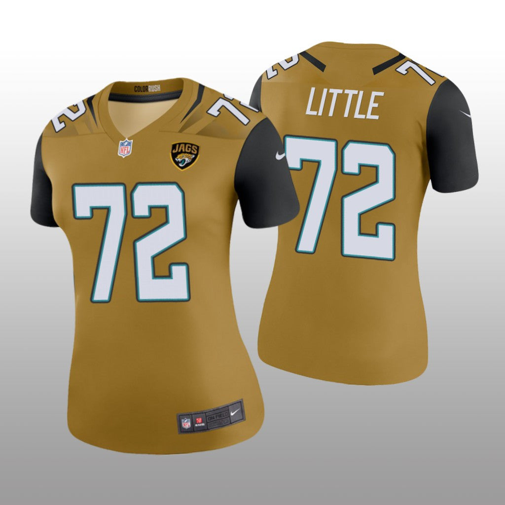Jacksonville Jaguars Walker Little Gold Jersey Color Rush Legend Women's