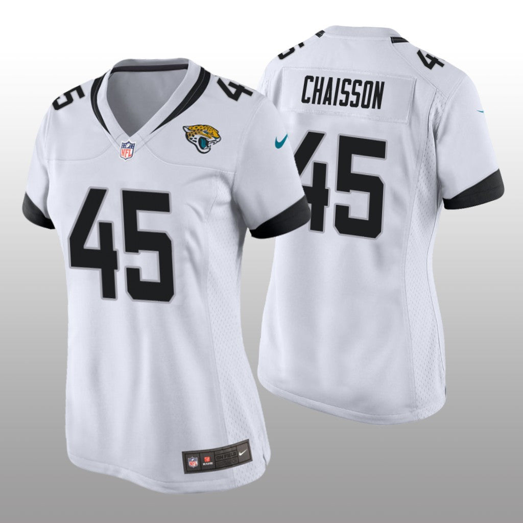 Jacksonville Jaguars White Draft K&'Lavon Chaisson Game Jersey