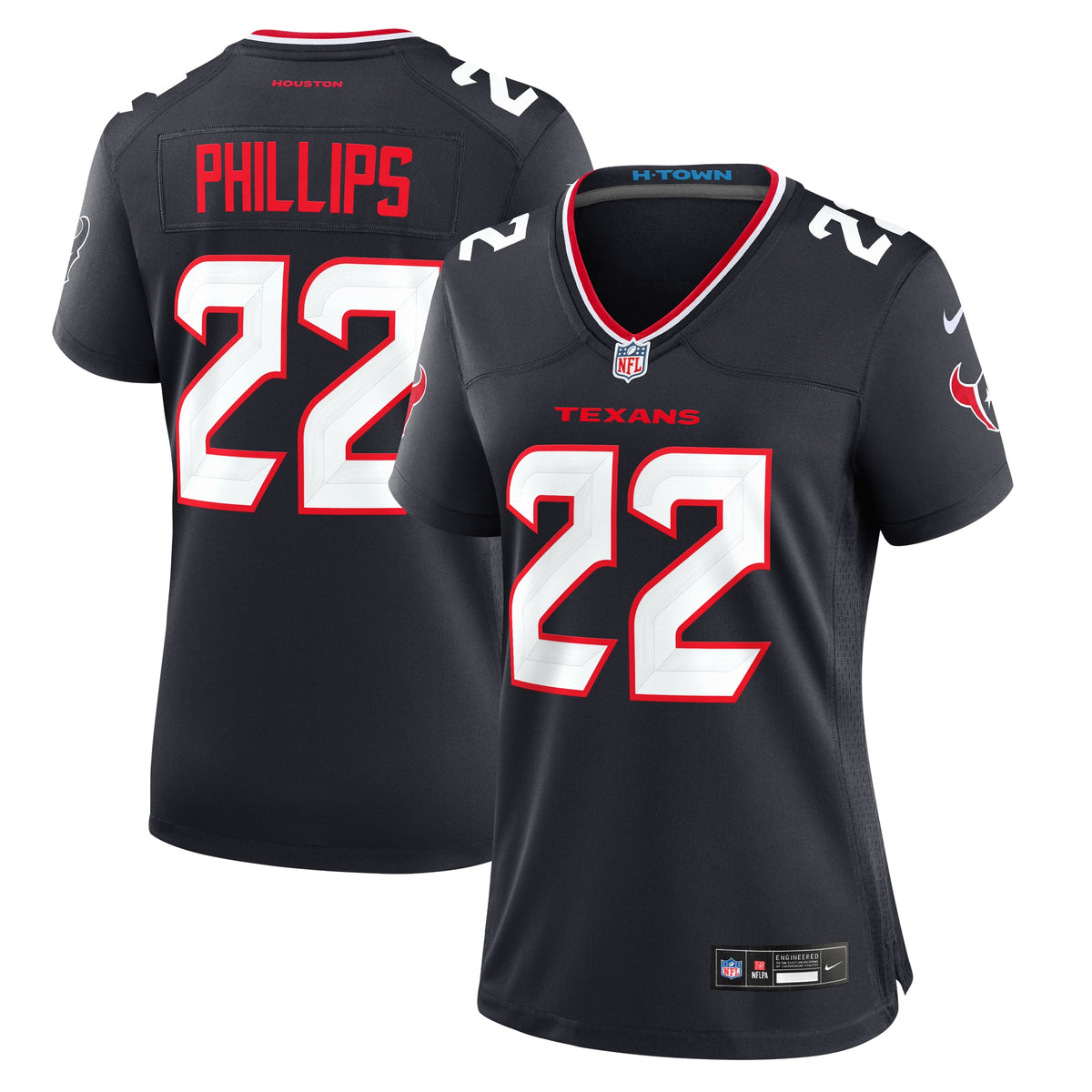 Jacob Phillips Houston Texans Nike Women's Game Jersey Navy