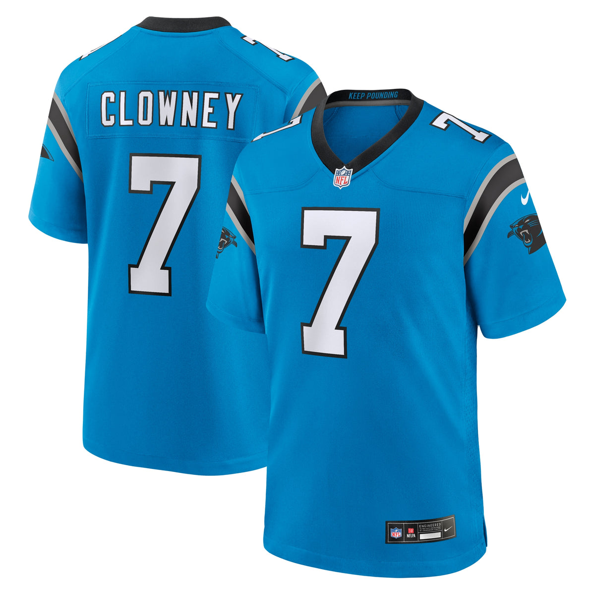 Jadeveon Clowney Carolina Panthers Nike Alternate Game Jersey Blue