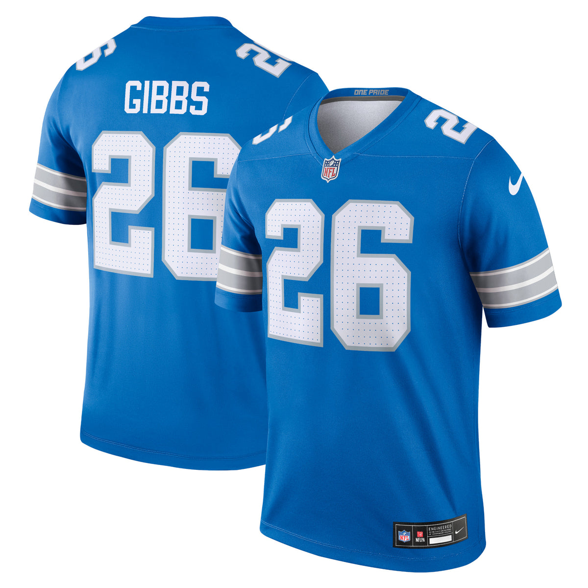 Jahmyr Gibbs Detroit Lions Nike Legend Jersey Blue