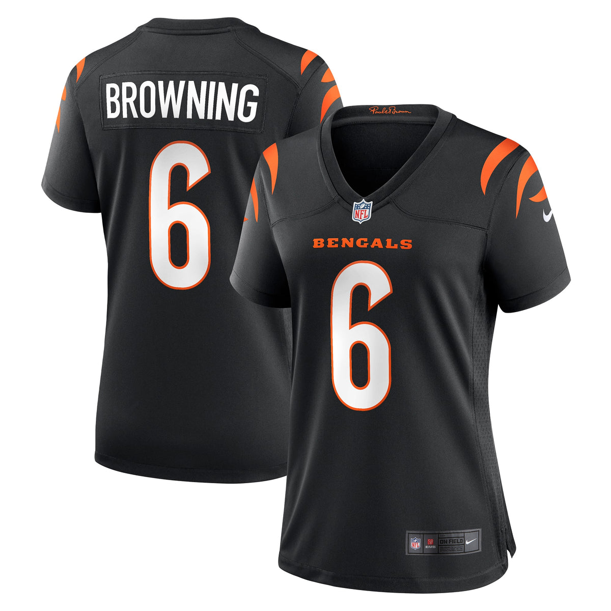 Jake Browning Cincinnati Bengals Nike Women's Game Jersey Black