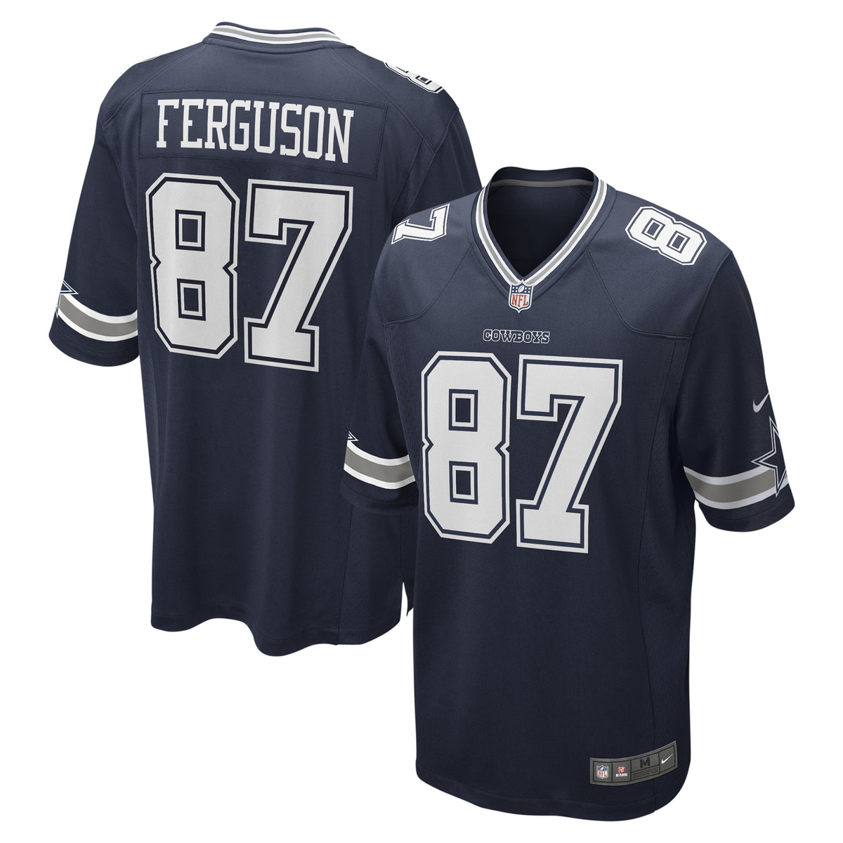 Jake Ferguson Dallas Cowboys Nike Game Jersey Navy