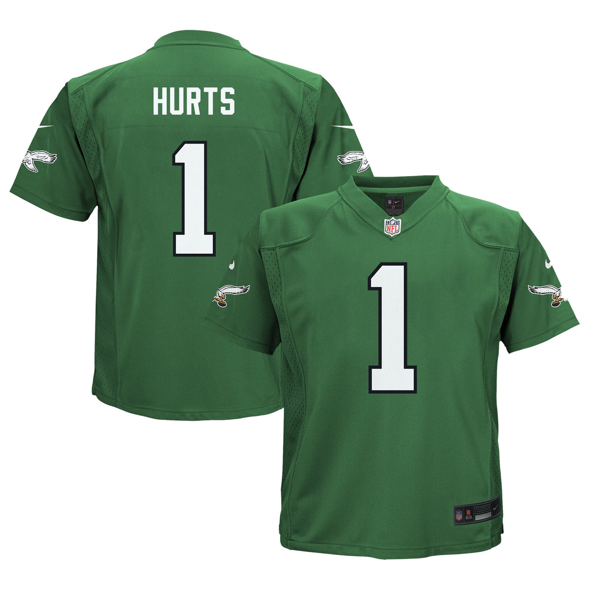 Jalen Hurts Philadelphia Eagles Nike Preschool Game Jersey Kelly Green