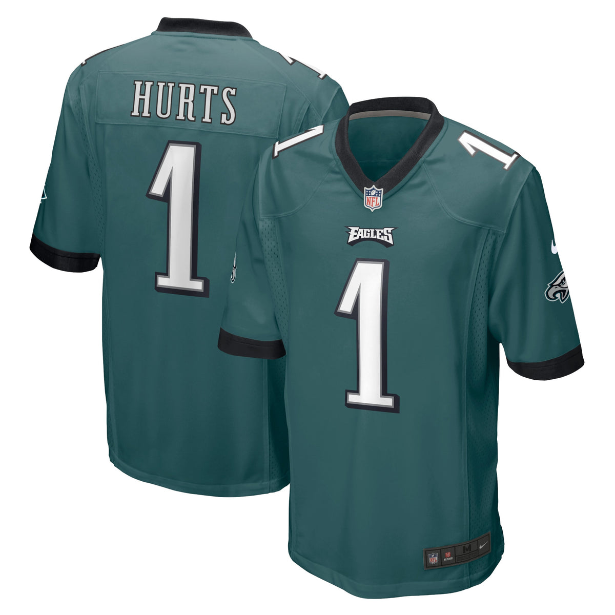Jalen Hurts Philadelphia Eagles Nike Team Game Jersey Midnight Green