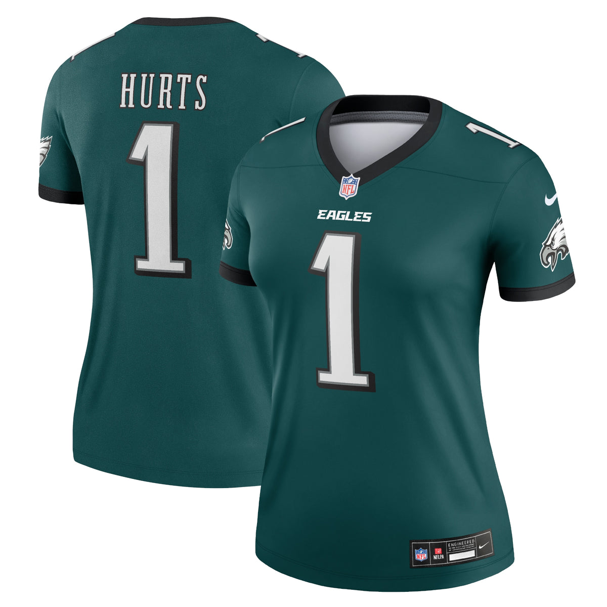 Jalen Hurts Philadelphia Eagles Nike Women's Legend Jersey Midnight Green