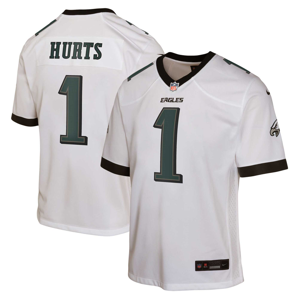 Jalen Hurts Philadelphia Eagles Nike Youth Game Jersey White