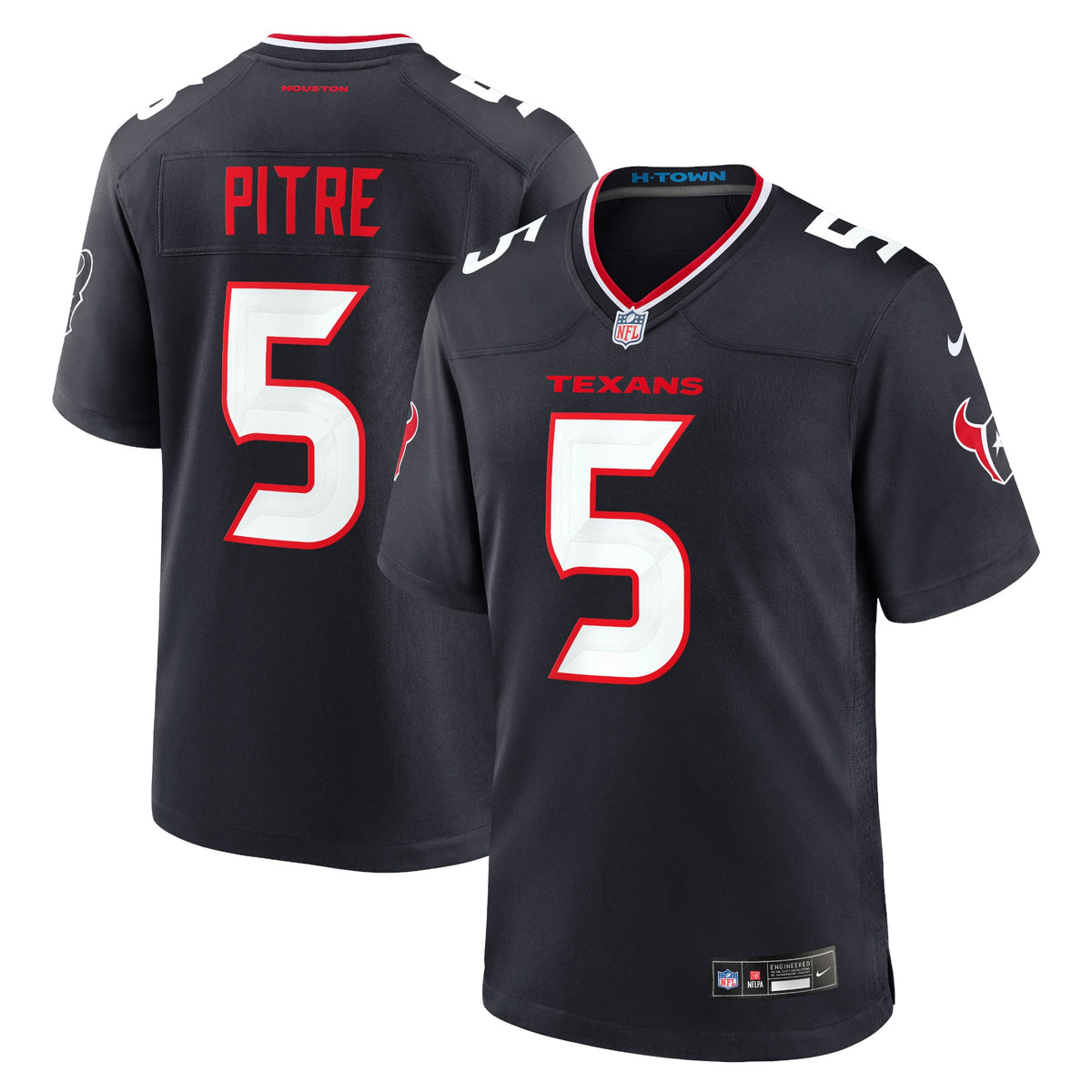 Jalen Pitre Houston Texans Nike Game Jersey Navy