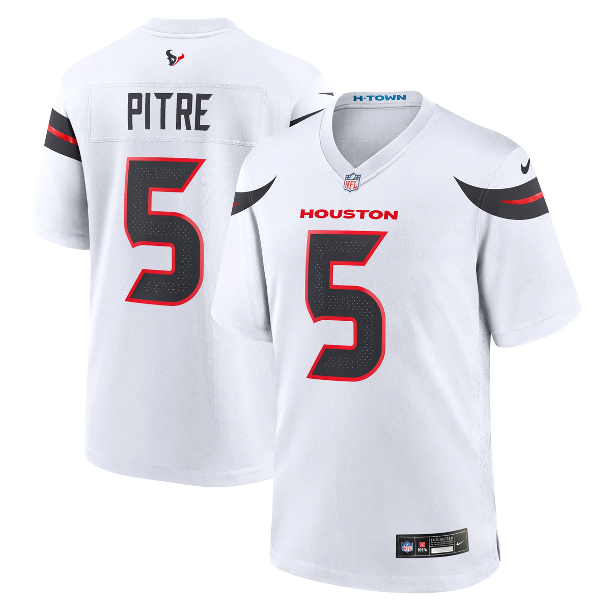 Jalen Pitre Houston Texans Nike Game Jersey White