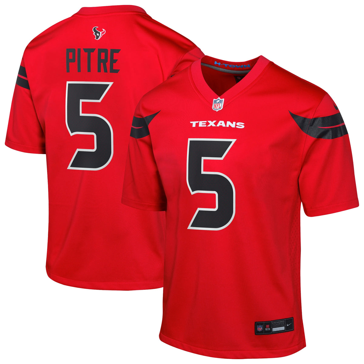 Jalen Pitre Houston Texans Nike Youth Alternate Game Jersey Red