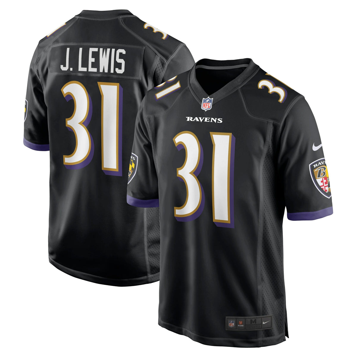 Jamal Lewis Baltimore Ravens Nike Retired Player Jersey Black