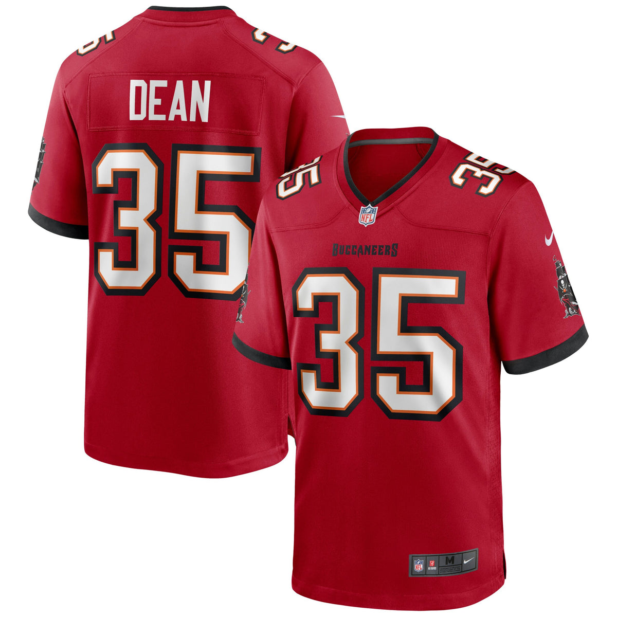 Jamel Dean Tampa Bay Buccaneers Nike Game Jersey Red