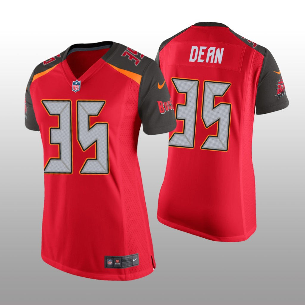 Jamel Dean Tampa Bay Buccaneers Red Draft Game Jersey