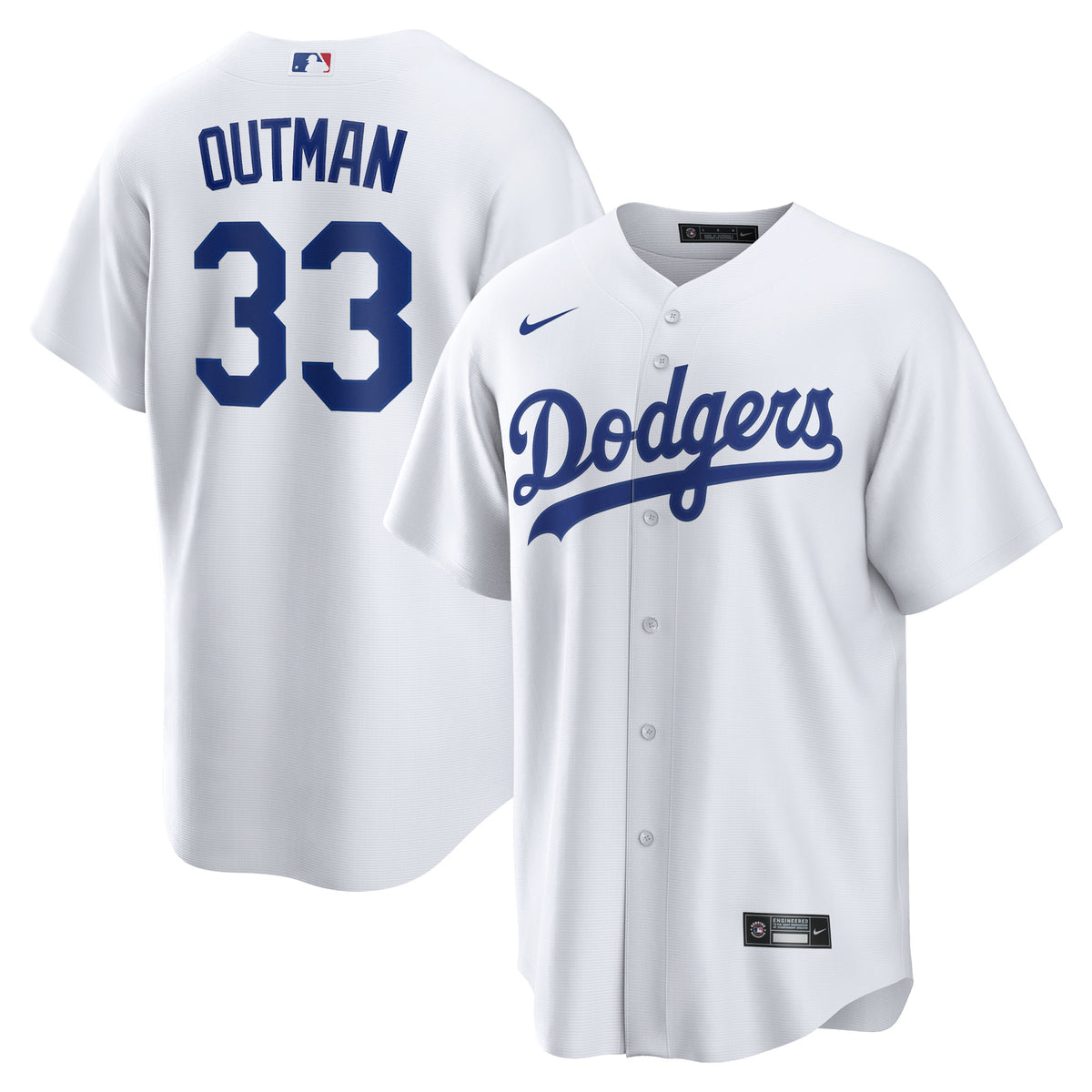 James Outman Los Angeles Dodgers Nike Replica Player Jersey White