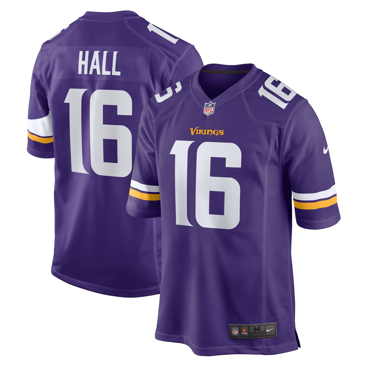 Jaren Hall Minnesota Vikings Nike Game Jersey Purple