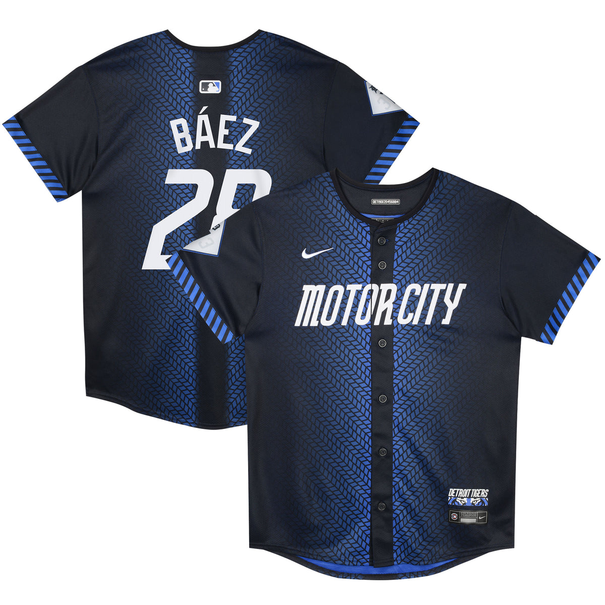 Javier Baez Detroit Tigers Nike Preschool 2024 City Connect Limited Jersey Navy