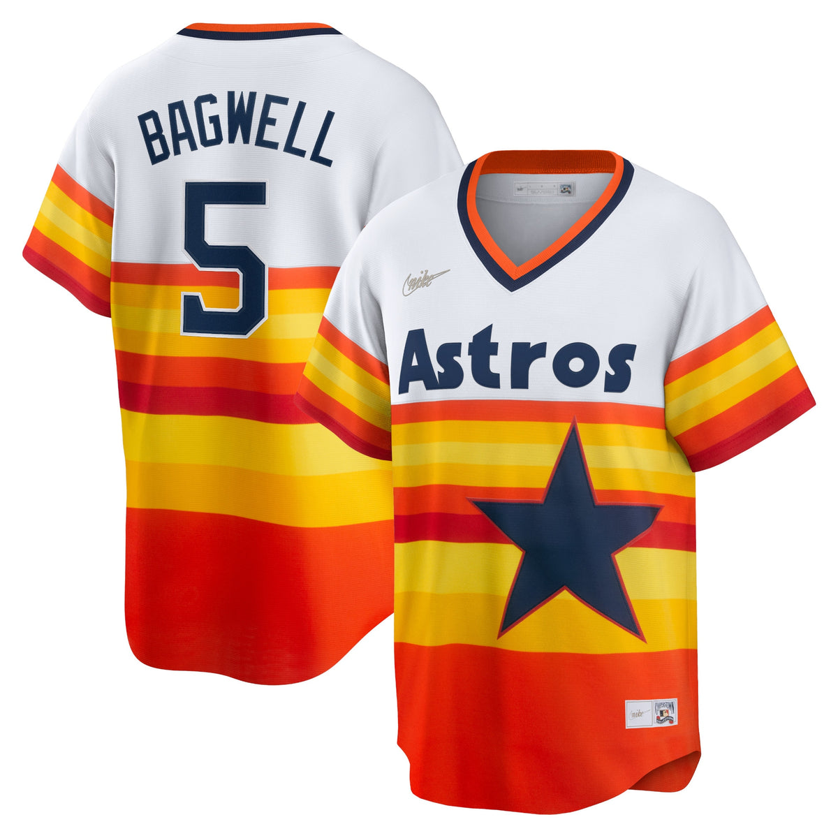 Jeff Bagwell Houston Astros Nike Home Cooperstown Collection Player Jersey White