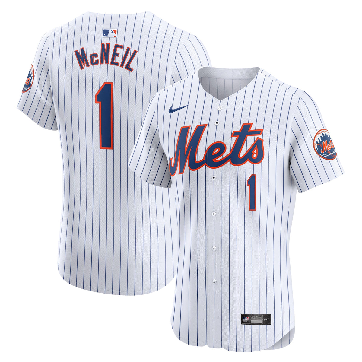 Jeff McNeil New York Mets Nike Home Elite Player Jersey White
