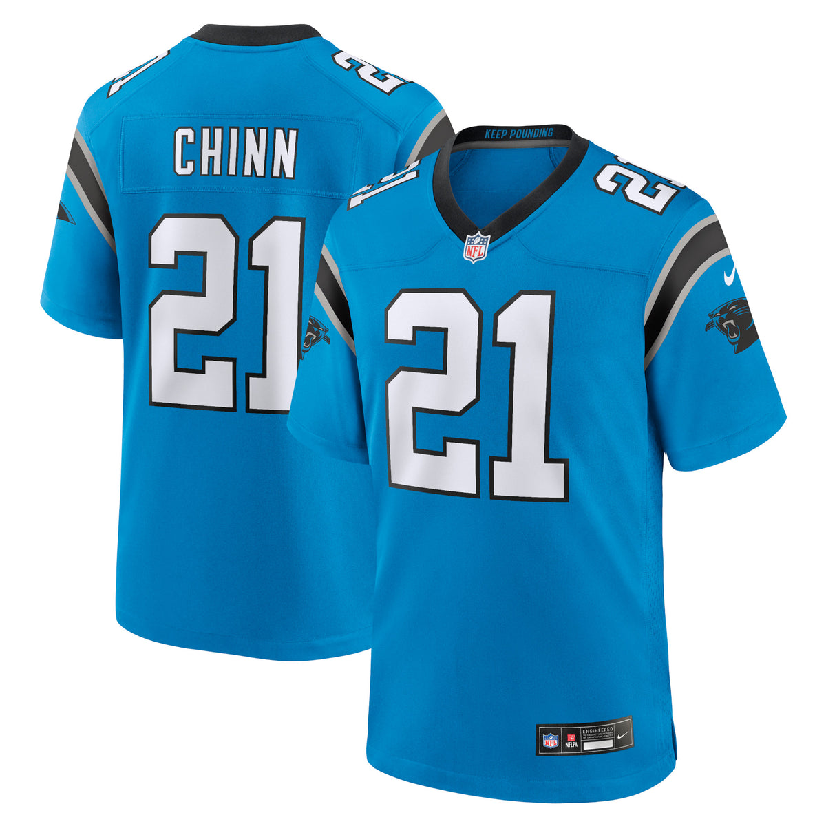 Jeremy Chinn Carolina Panthers Nike Alternate Game Jersey Blue