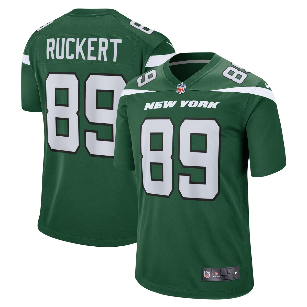 Jeremy Ruckert New York Jets Nike Game Player Jersey Gotham Green