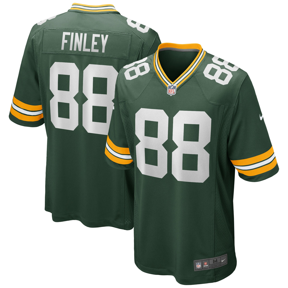 Jermichael Finley Green Bay Packers Nike Game Retired Player Jersey Green