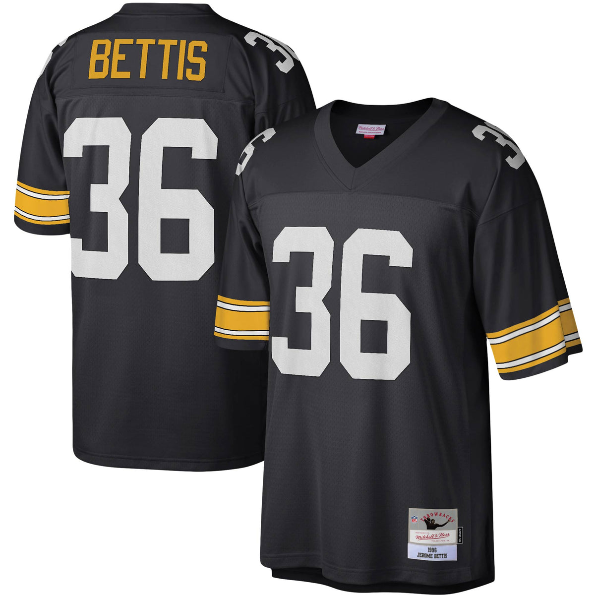 Jerome Bettis Pittsburgh Steelers Mitchell Ness Legacy Replica Jersey Black