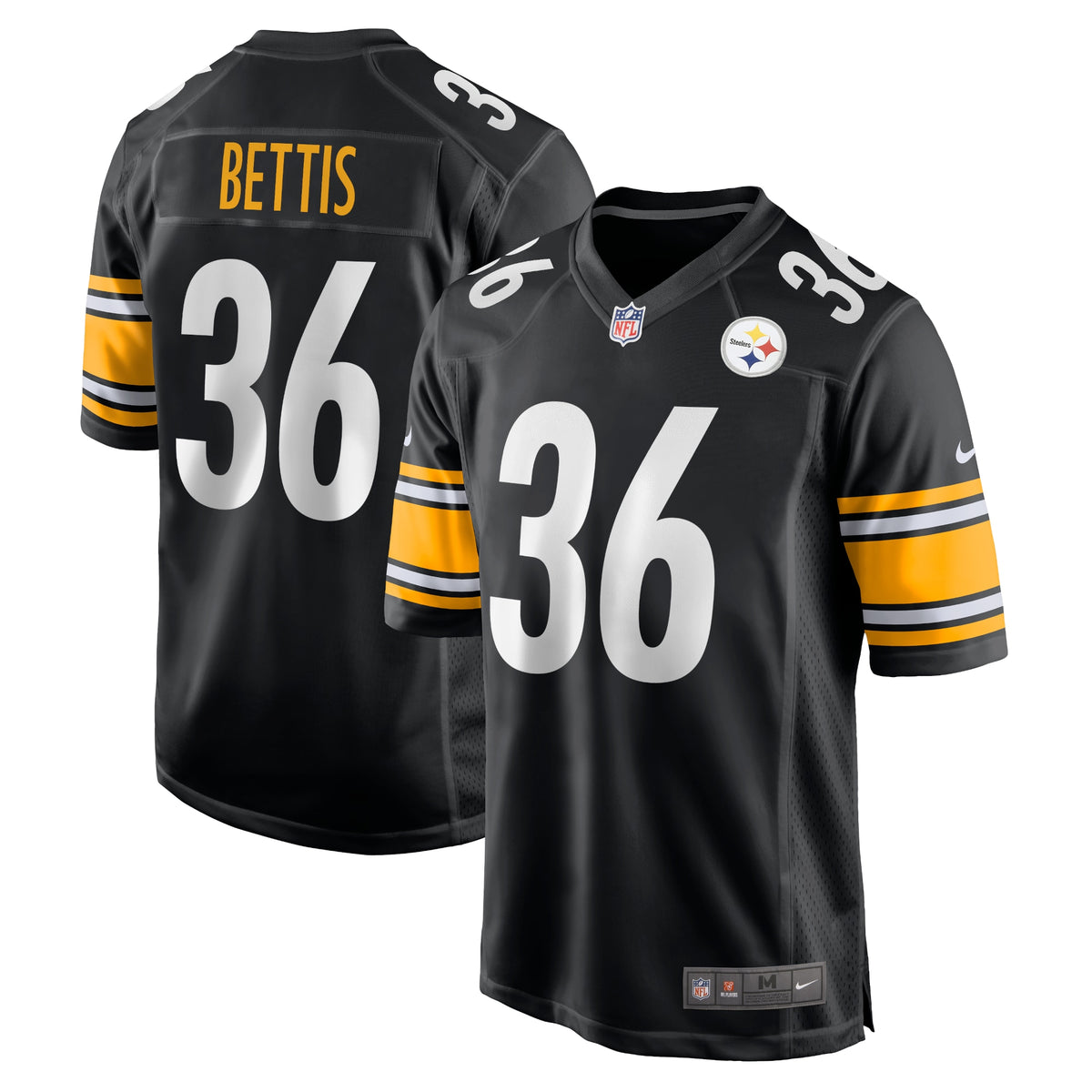 Jerome Bettis Pittsburgh Steelers Nike Retired Player Game Jersey Black
