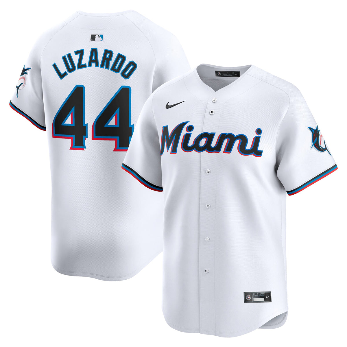 Jesus Luzardo Miami Marlins Nike Home Limited Player Jersey White