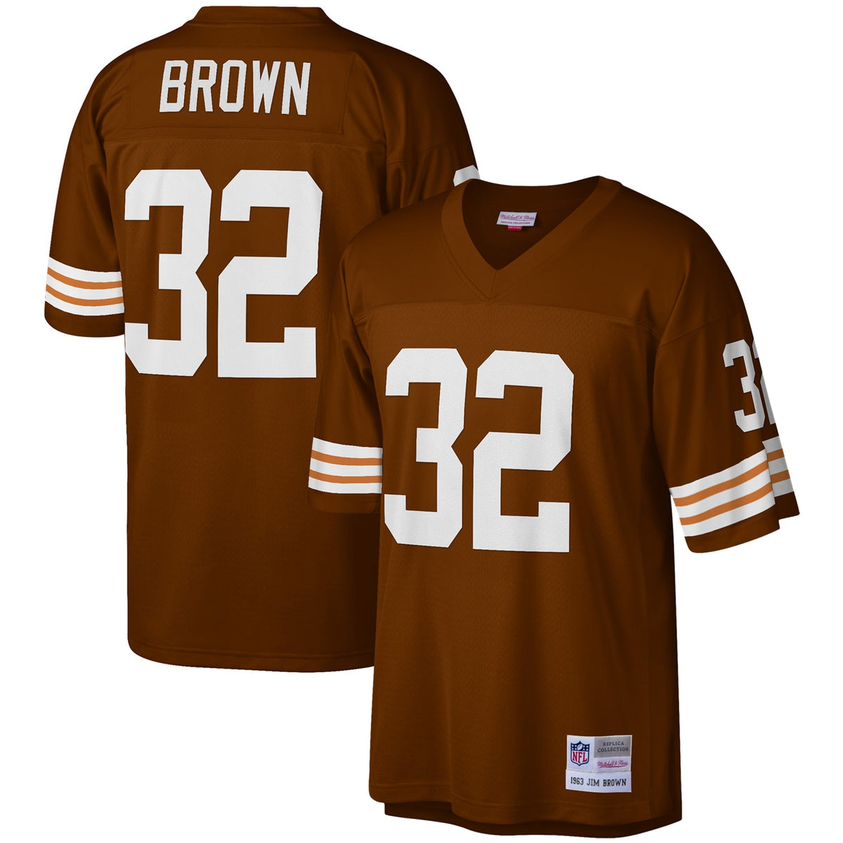 Jim Brown Cleveland Browns Mitchell Ness Legacy Replica Jersey Brown