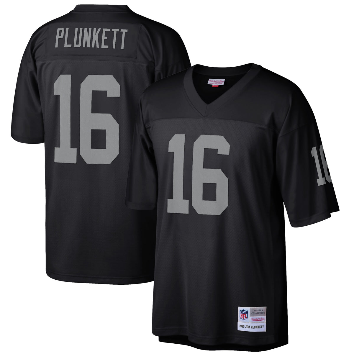 Jim Plunkett Las Vegas Raiders Mitchell Ness Retired Player Legacy Replica Jersey Black