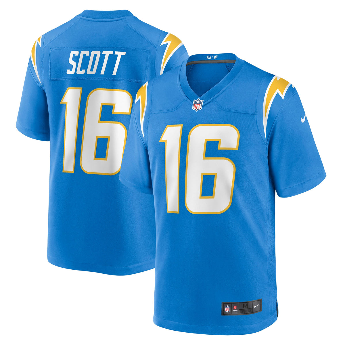JK Scott Los Angeles Chargers Nike Game Jersey Powder Blue