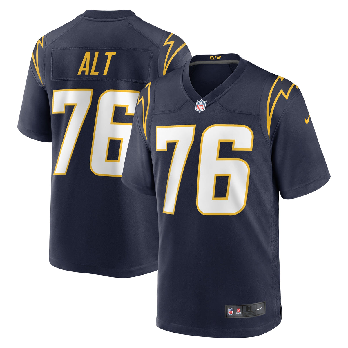 Joe Alt Los Angeles Chargers Nike 2024 NFL Draft First Round Pick Player Game Jersey Navy