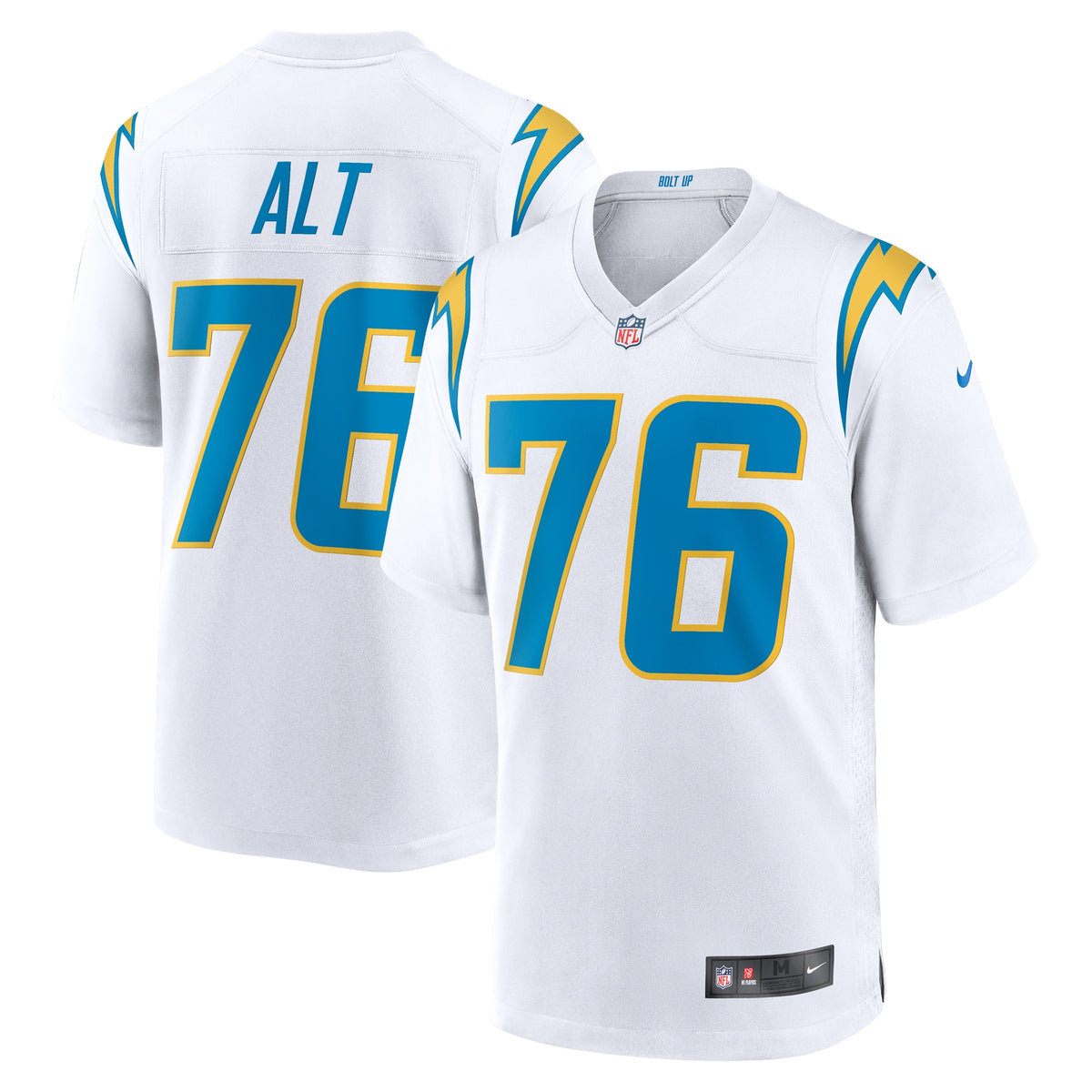 Joe Alt Los Angeles Chargers Nike 2024 NFL Draft First Round Pick Player Game Jersey White