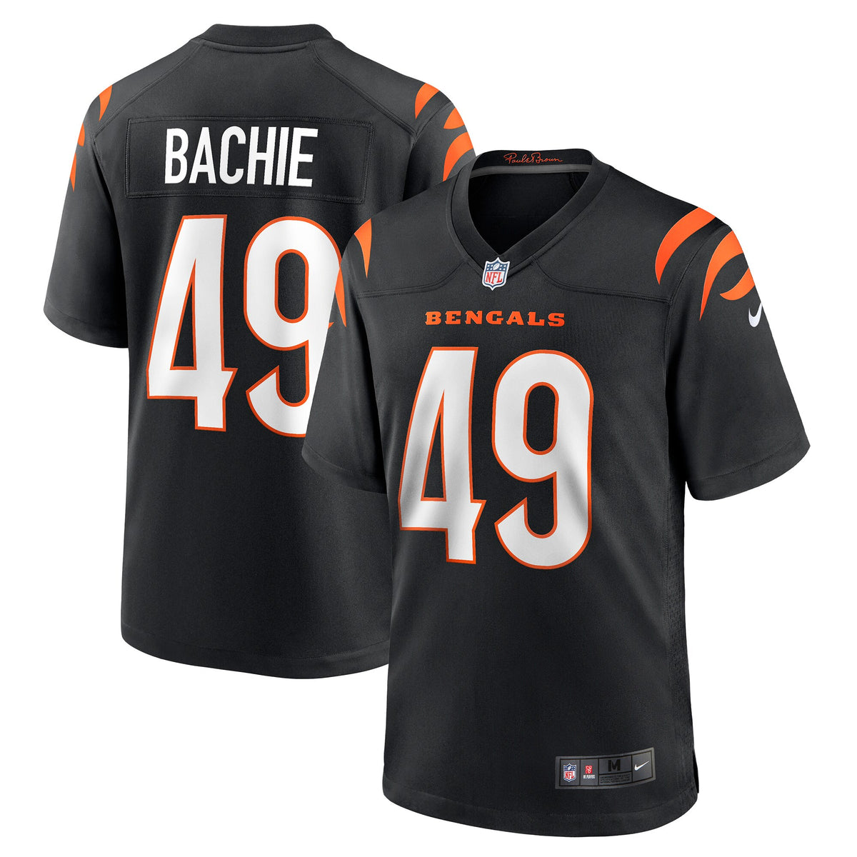 Joe Bachie Cincinnati Bengals Nike Game Jersey Black