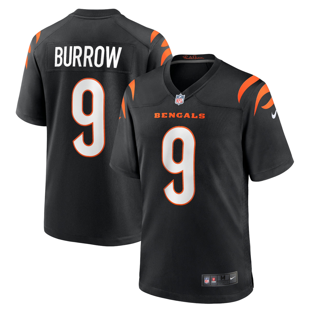 Joe Burrow Cincinnati Bengals Nike Player Game Jersey Black