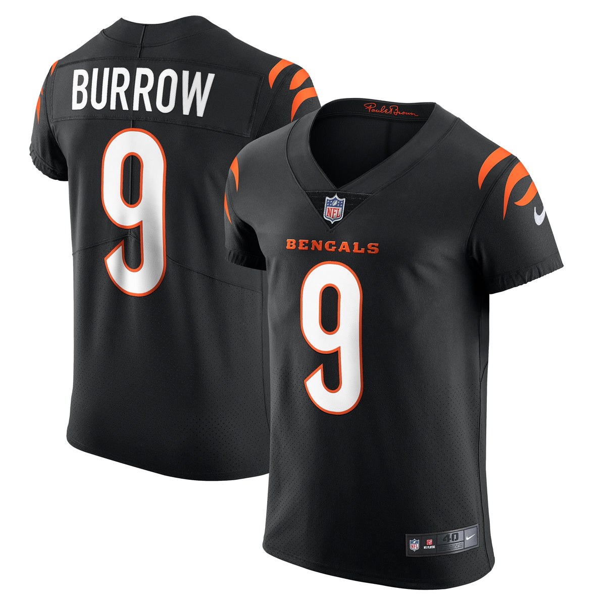 Joe Burrow Cincinnati Bengals Nike Vapor Elite Jersey Black