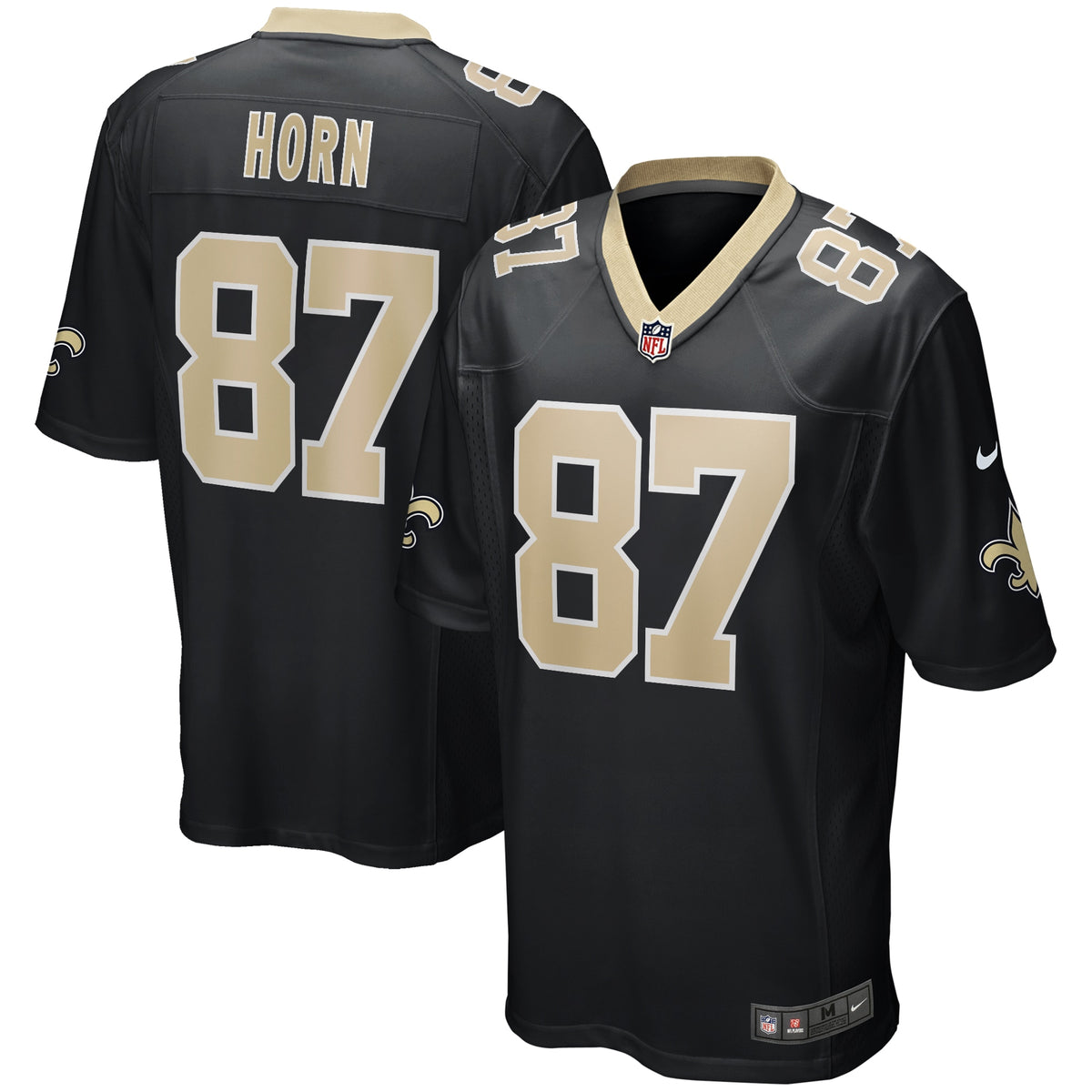 Joe Horn New Orleans Saints Nike Game Retired Player Jersey Black