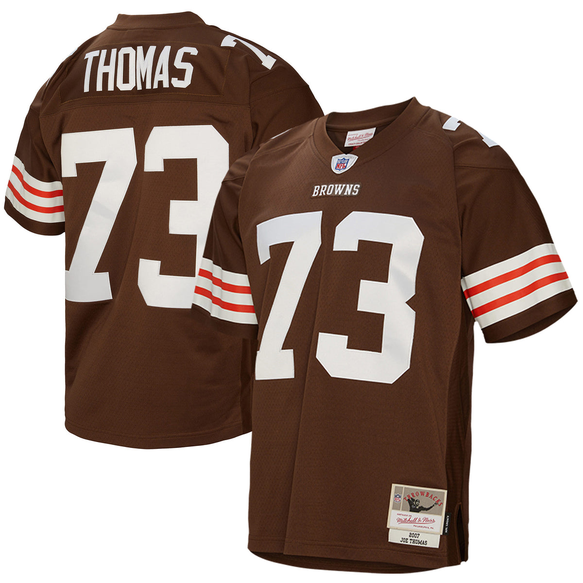 Joe Thomas Cleveland Browns Mitchell Ness Legacy Replica Jersey Brown
