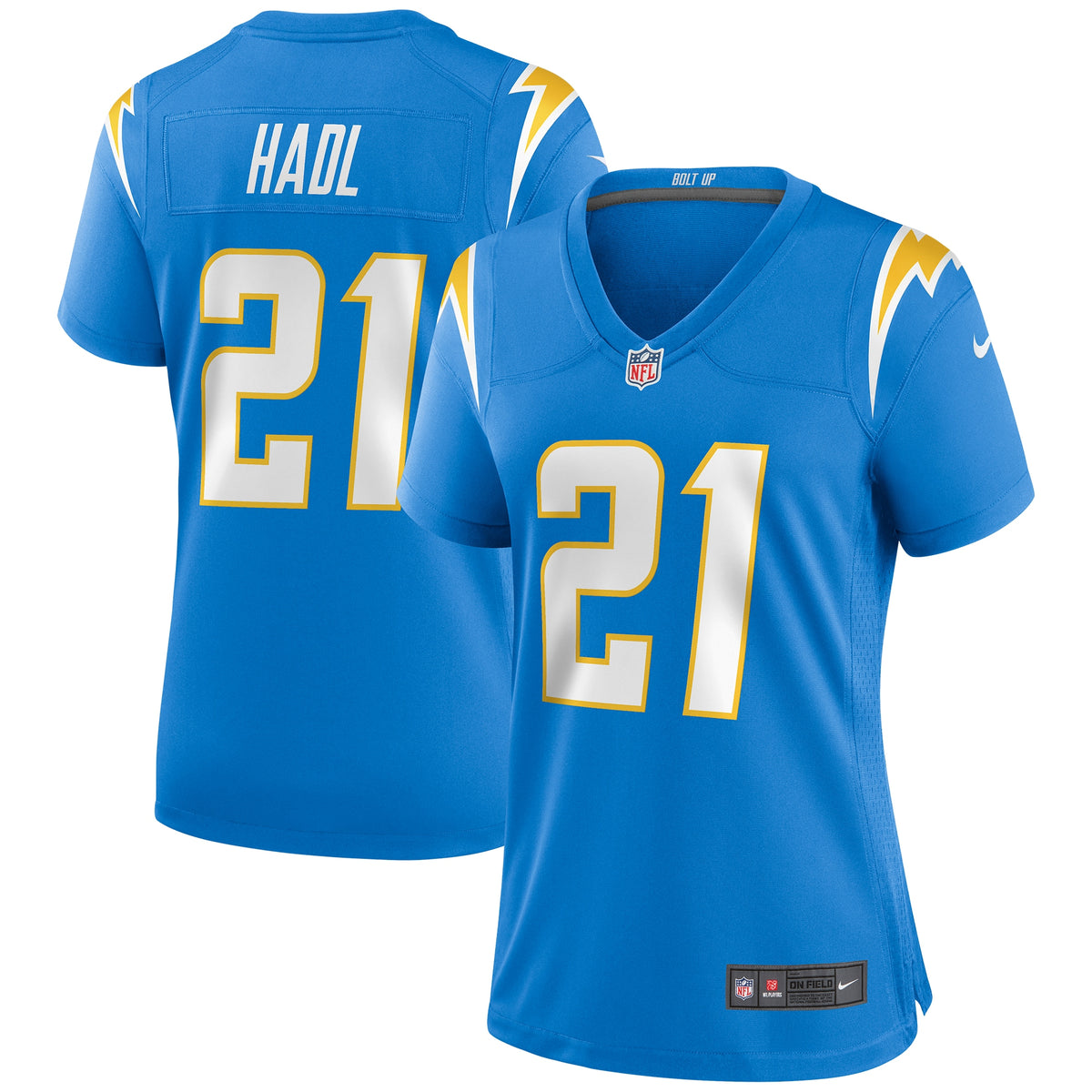 John Hadl Los Angeles Chargers Nike Women's Game Retired Player Jersey Powder Blue