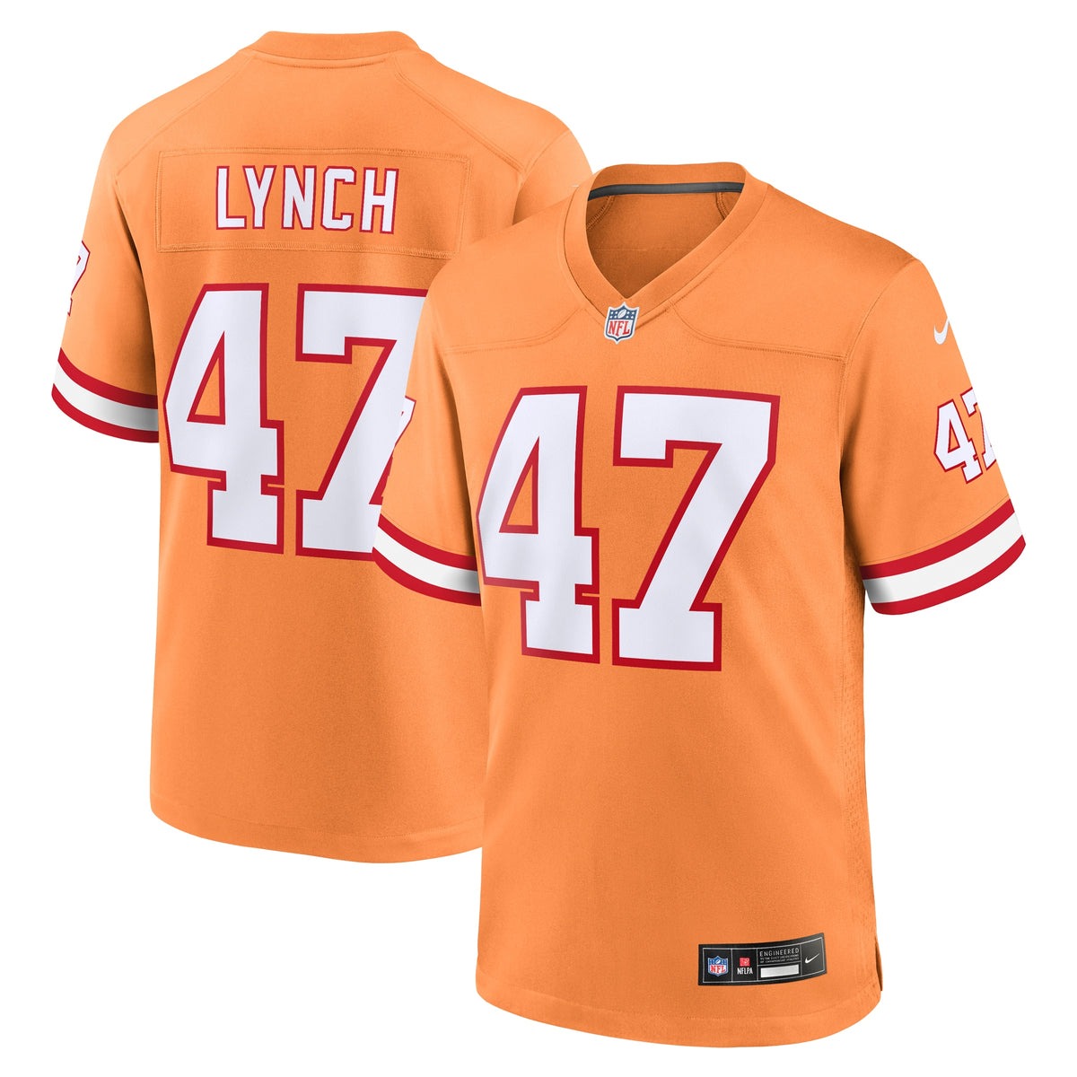 John Lynch Tampa Bay Buccaneers Nike Throwback Game Jersey Orange
