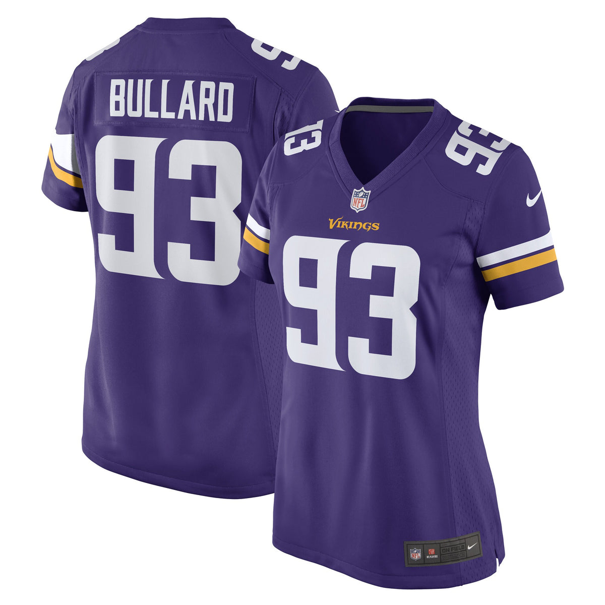 Jonathan Bullard Minnesota Vikings Nike Women's Game Player Jersey Purple