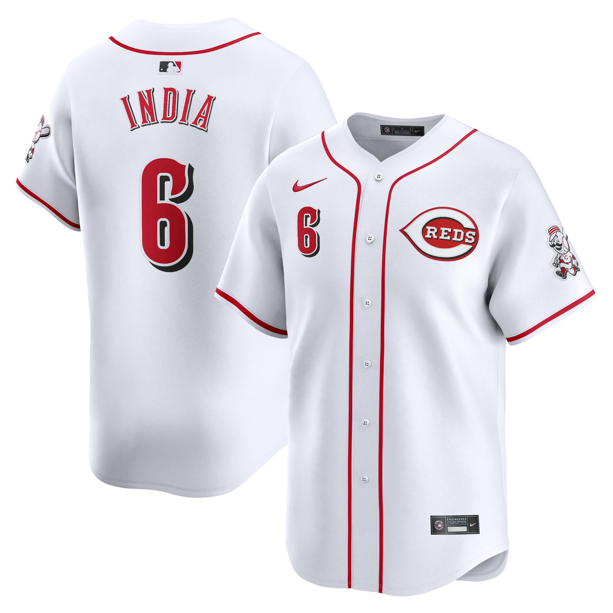 Jonathan India Cincinnati Reds Nike Home Limited Player Jersey White