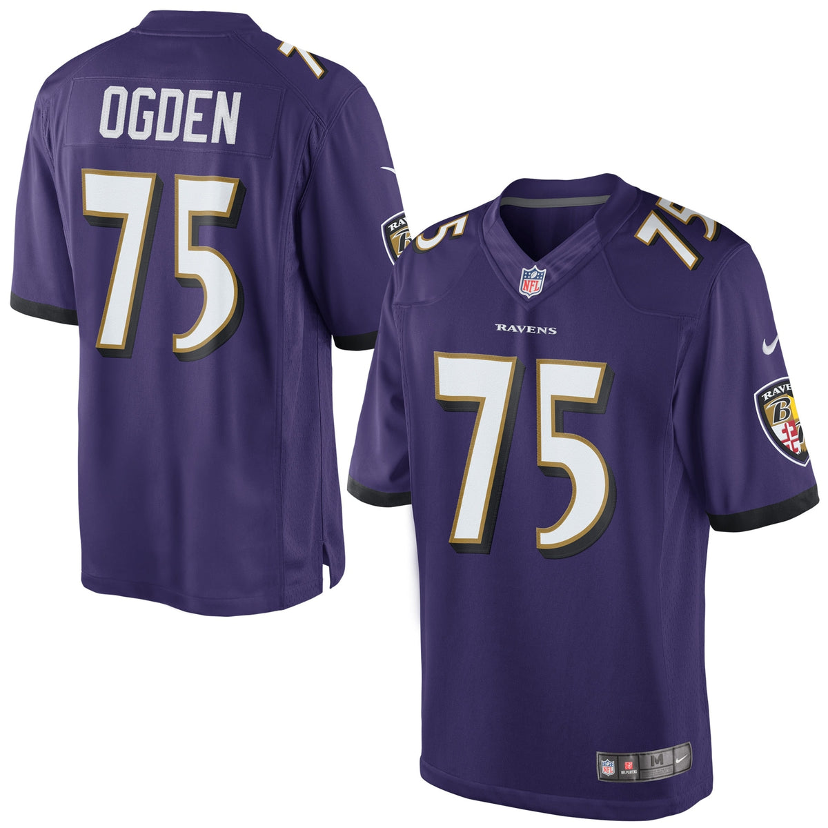 Jonathan Ogden Baltimore Ravens Nike Retired Player Limited Jersey Purple