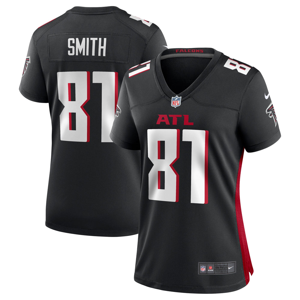 Jonnu Smith Atlanta Falcons Nike Women's Game Player Jersey Black